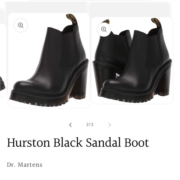 Dr. Martens Shoes - Dr. Martens Black Heeled Chelsea Boots